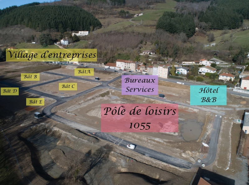 L'implantation des bâtiments
