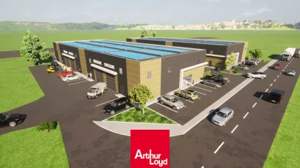 Locaux d'activité à vendre à Villefranche sur Saône à partir de 164 m2, visibilité autoroute selon les lots. - Offre immobilière - Arthur Loyd